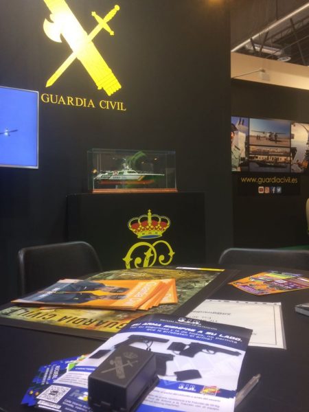 El SIR de M3 Internacional en el stand de la Guardia Civil en SICUR